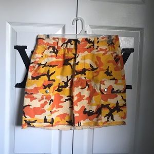 Cute Camo Skirt NEVER WORN